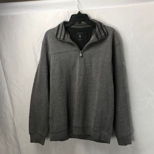 Large sweatshirt Arrow, zipper neck, gray. Very comfortable material.